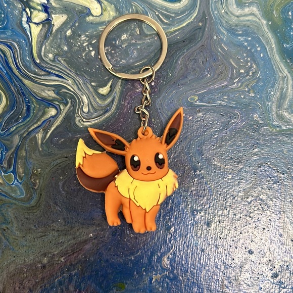 Pokémon Eevee 3D Key Chain new - Picture 2 of 5